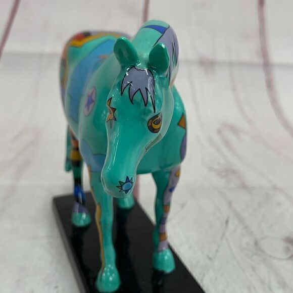 Trail of Painted Ponies Spirit War Pony(1462) 1E/7916 Artist Signed - Picture 7 of 12